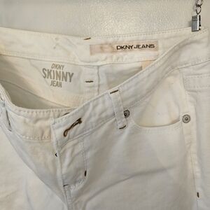 DKNY White Skinny Jeans